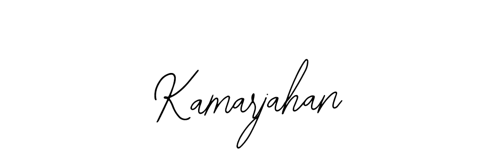 Use a signature maker to create a handwritten signature online. With this signature software, you can design (Bearetta-2O07w) your own signature for name Kamarjahan. Kamarjahan signature style 12 images and pictures png