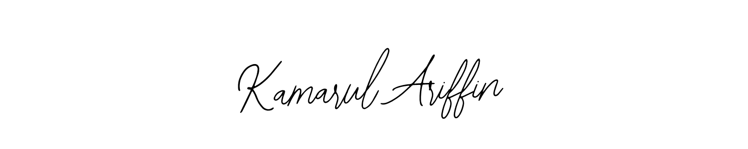 Use a signature maker to create a handwritten signature online. With this signature software, you can design (Bearetta-2O07w) your own signature for name Kamarul Ariffin. Kamarul Ariffin signature style 12 images and pictures png