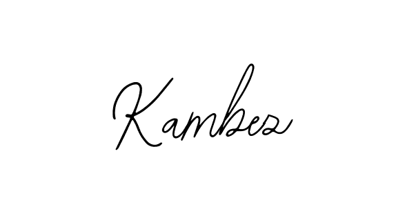 Bearetta-2O07w is a professional signature style that is perfect for those who want to add a touch of class to their signature. It is also a great choice for those who want to make their signature more unique. Get Kambez name to fancy signature for free. Kambez signature style 12 images and pictures png