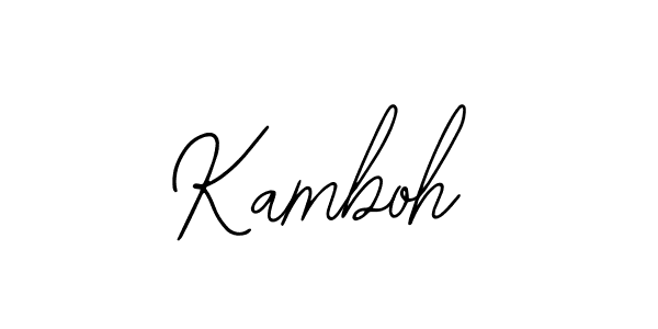 Similarly Bearetta-2O07w is the best handwritten signature design. Signature creator online .You can use it as an online autograph creator for name Kamboh. Kamboh signature style 12 images and pictures png