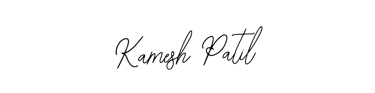 How to make Kamesh Patil name signature. Use Bearetta-2O07w style for creating short signs online. This is the latest handwritten sign. Kamesh Patil signature style 12 images and pictures png