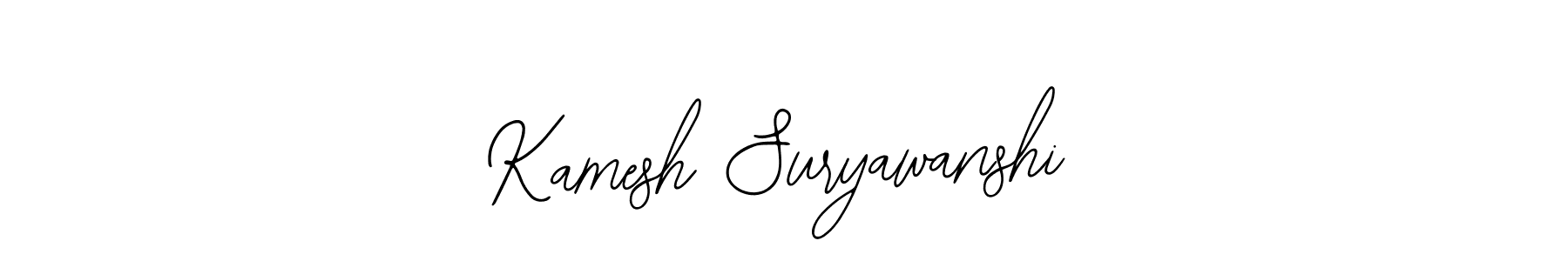 Create a beautiful signature design for name Kamesh Suryawanshi. With this signature (Bearetta-2O07w) fonts, you can make a handwritten signature for free. Kamesh Suryawanshi signature style 12 images and pictures png