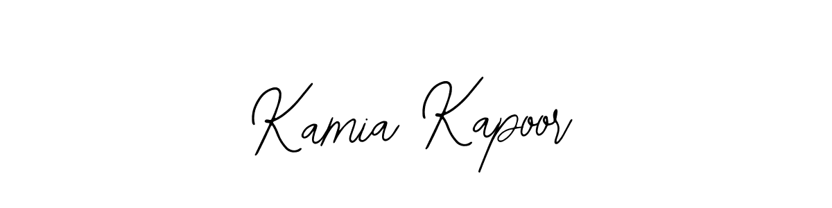 How to make Kamia Kapoor name signature. Use Bearetta-2O07w style for creating short signs online. This is the latest handwritten sign. Kamia Kapoor signature style 12 images and pictures png