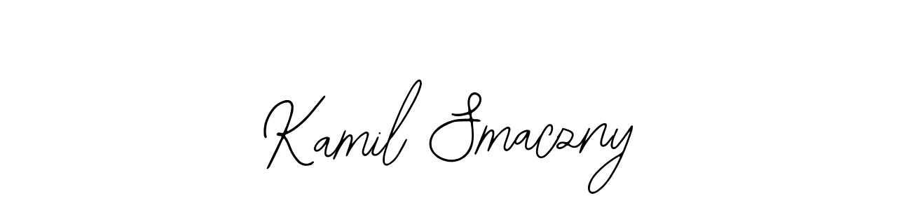 How to Draw Kamil Smaczny signature style? Bearetta-2O07w is a latest design signature styles for name Kamil Smaczny. Kamil Smaczny signature style 12 images and pictures png