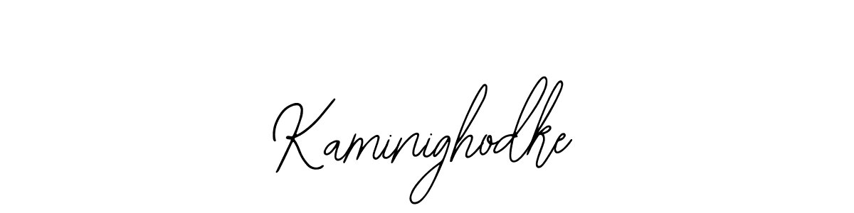 Use a signature maker to create a handwritten signature online. With this signature software, you can design (Bearetta-2O07w) your own signature for name Kaminighodke. Kaminighodke signature style 12 images and pictures png