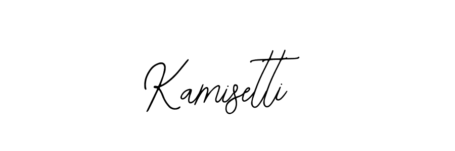 You should practise on your own different ways (Bearetta-2O07w) to write your name (Kamisetti) in signature. don't let someone else do it for you. Kamisetti signature style 12 images and pictures png