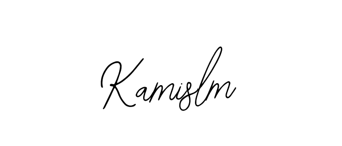 The best way (Bearetta-2O07w) to make a short signature is to pick only two or three words in your name. The name Kamislm include a total of six letters. For converting this name. Kamislm signature style 12 images and pictures png