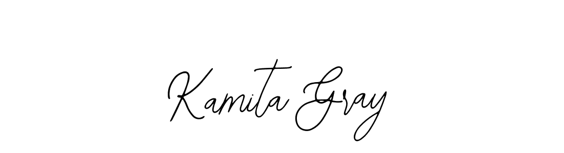 Bearetta-2O07w is a professional signature style that is perfect for those who want to add a touch of class to their signature. It is also a great choice for those who want to make their signature more unique. Get Kamita Gray name to fancy signature for free. Kamita Gray signature style 12 images and pictures png