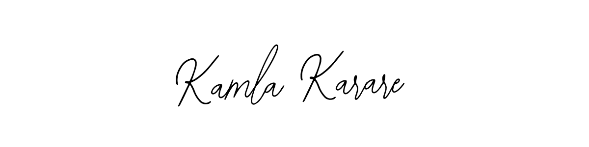 Similarly Bearetta-2O07w is the best handwritten signature design. Signature creator online .You can use it as an online autograph creator for name Kamla Karare. Kamla Karare signature style 12 images and pictures png