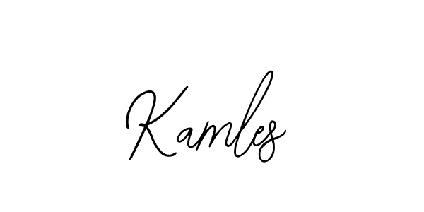 Make a beautiful signature design for name Kamles. Use this online signature maker to create a handwritten signature for free. Kamles signature style 12 images and pictures png