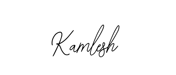 How to make Kamlesh signature? Bearetta-2O07w is a professional autograph style. Create handwritten signature for Kamlesh name. Kamlesh signature style 12 images and pictures png