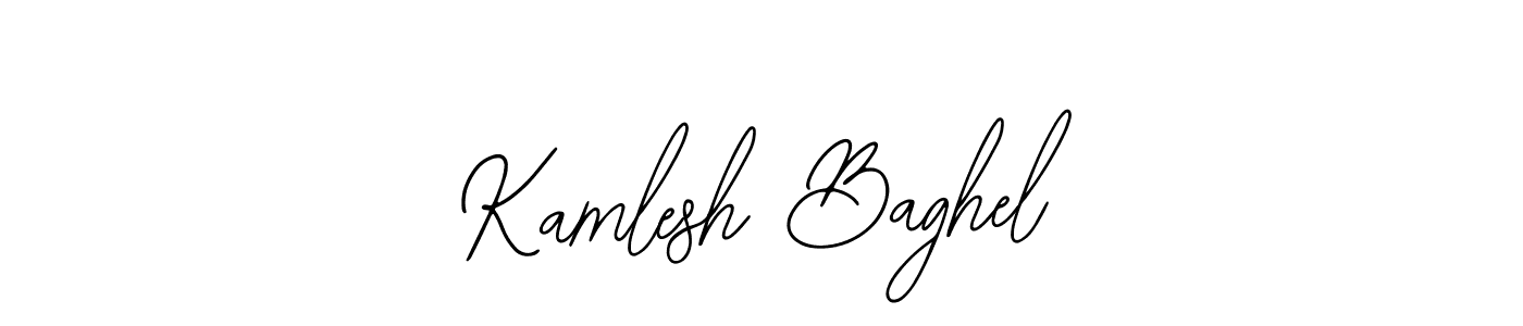 Bearetta-2O07w is a professional signature style that is perfect for those who want to add a touch of class to their signature. It is also a great choice for those who want to make their signature more unique. Get Kamlesh Baghel name to fancy signature for free. Kamlesh Baghel signature style 12 images and pictures png