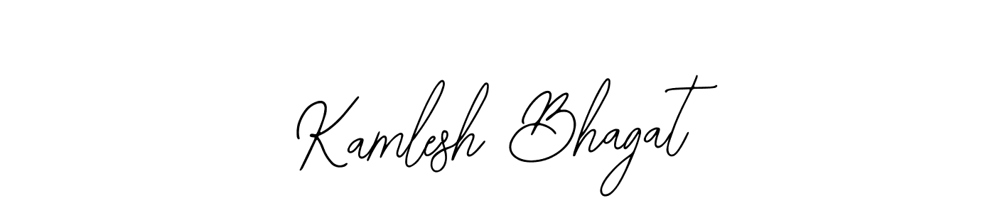 Design your own signature with our free online signature maker. With this signature software, you can create a handwritten (Bearetta-2O07w) signature for name Kamlesh Bhagat. Kamlesh Bhagat signature style 12 images and pictures png