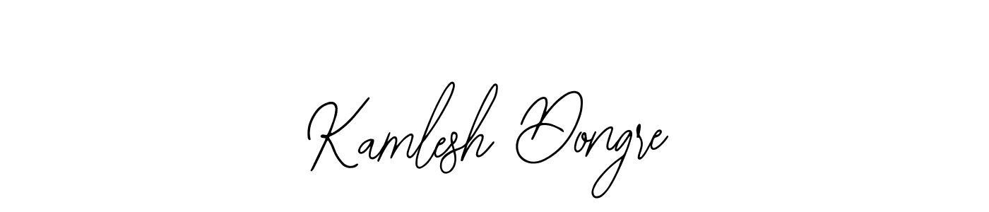 How to make Kamlesh Dongre name signature. Use Bearetta-2O07w style for creating short signs online. This is the latest handwritten sign. Kamlesh Dongre signature style 12 images and pictures png