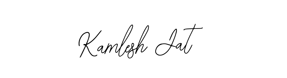 This is the best signature style for the Kamlesh Jat name. Also you like these signature font (Bearetta-2O07w). Mix name signature. Kamlesh Jat signature style 12 images and pictures png