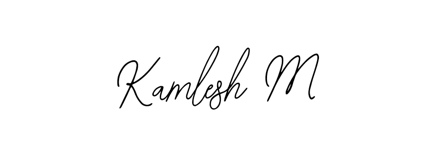 Also You can easily find your signature by using the search form. We will create Kamlesh M name handwritten signature images for you free of cost using Bearetta-2O07w sign style. Kamlesh M signature style 12 images and pictures png