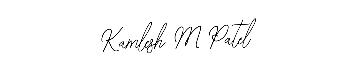 Make a beautiful signature design for name Kamlesh M Patel. Use this online signature maker to create a handwritten signature for free. Kamlesh M Patel signature style 12 images and pictures png