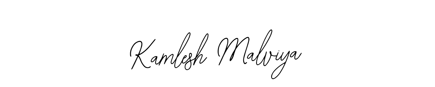 Also we have Kamlesh Malviya name is the best signature style. Create professional handwritten signature collection using Bearetta-2O07w autograph style. Kamlesh Malviya signature style 12 images and pictures png