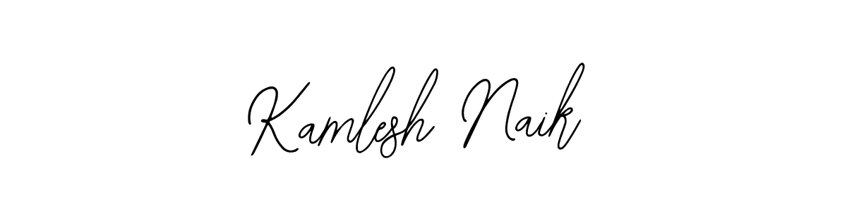 You should practise on your own different ways (Bearetta-2O07w) to write your name (Kamlesh Naik) in signature. don't let someone else do it for you. Kamlesh Naik signature style 12 images and pictures png