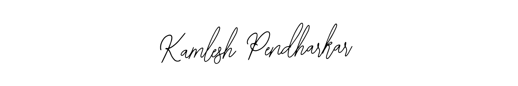 This is the best signature style for the Kamlesh Pendharkar name. Also you like these signature font (Bearetta-2O07w). Mix name signature. Kamlesh Pendharkar signature style 12 images and pictures png