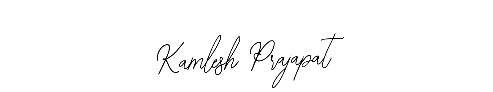 You should practise on your own different ways (Bearetta-2O07w) to write your name (Kamlesh Prajapat) in signature. don't let someone else do it for you. Kamlesh Prajapat signature style 12 images and pictures png