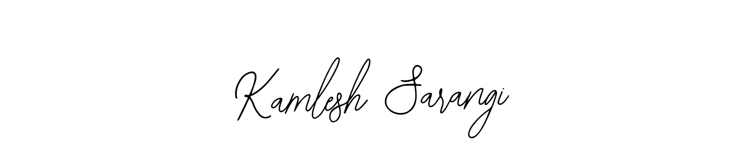 How to Draw Kamlesh Sarangi signature style? Bearetta-2O07w is a latest design signature styles for name Kamlesh Sarangi. Kamlesh Sarangi signature style 12 images and pictures png