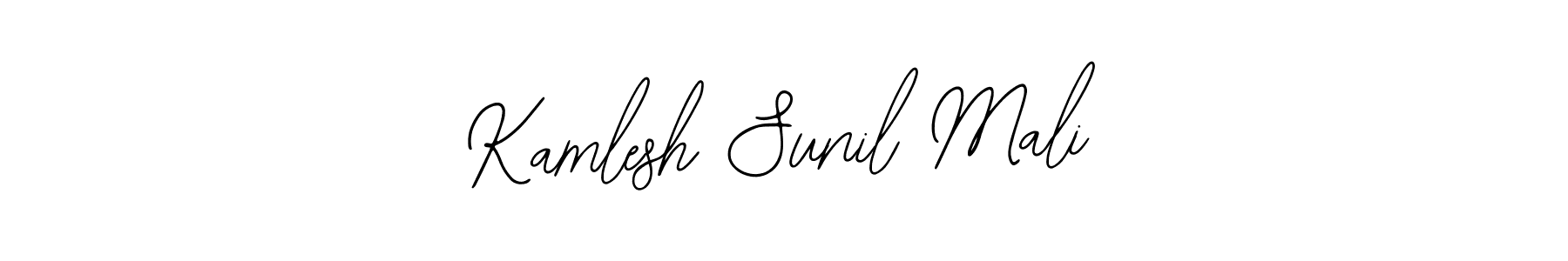 How to make Kamlesh Sunil Mali signature? Bearetta-2O07w is a professional autograph style. Create handwritten signature for Kamlesh Sunil Mali name. Kamlesh Sunil Mali signature style 12 images and pictures png