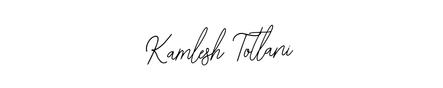 How to Draw Kamlesh Totlani signature style? Bearetta-2O07w is a latest design signature styles for name Kamlesh Totlani. Kamlesh Totlani signature style 12 images and pictures png