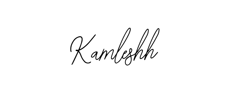 How to make Kamleshh name signature. Use Bearetta-2O07w style for creating short signs online. This is the latest handwritten sign. Kamleshh signature style 12 images and pictures png