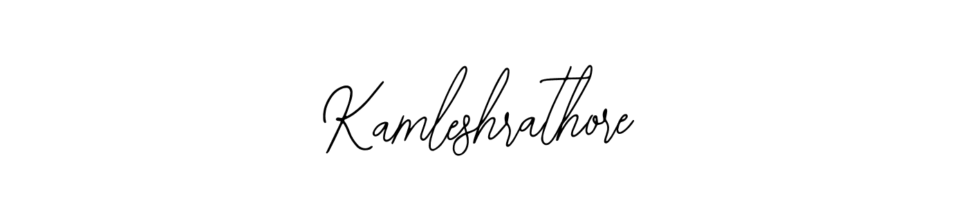 How to make Kamleshrathore signature? Bearetta-2O07w is a professional autograph style. Create handwritten signature for Kamleshrathore name. Kamleshrathore signature style 12 images and pictures png