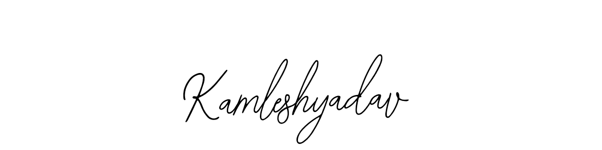 Use a signature maker to create a handwritten signature online. With this signature software, you can design (Bearetta-2O07w) your own signature for name Kamleshyadav. Kamleshyadav signature style 12 images and pictures png