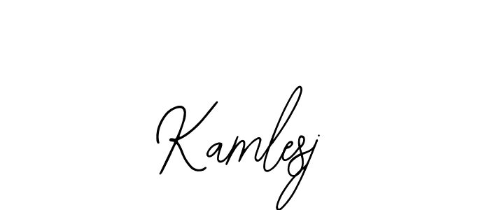 How to make Kamlesj signature? Bearetta-2O07w is a professional autograph style. Create handwritten signature for Kamlesj name. Kamlesj signature style 12 images and pictures png