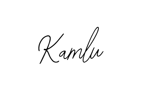 Make a beautiful signature design for name Kamlu. With this signature (Bearetta-2O07w) style, you can create a handwritten signature for free. Kamlu signature style 12 images and pictures png
