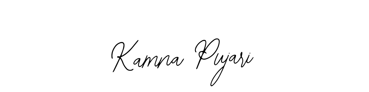 You can use this online signature creator to create a handwritten signature for the name Kamna Pujari. This is the best online autograph maker. Kamna Pujari signature style 12 images and pictures png