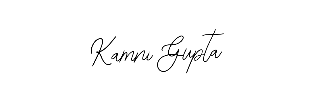 How to make Kamni Gupta signature? Bearetta-2O07w is a professional autograph style. Create handwritten signature for Kamni Gupta name. Kamni Gupta signature style 12 images and pictures png