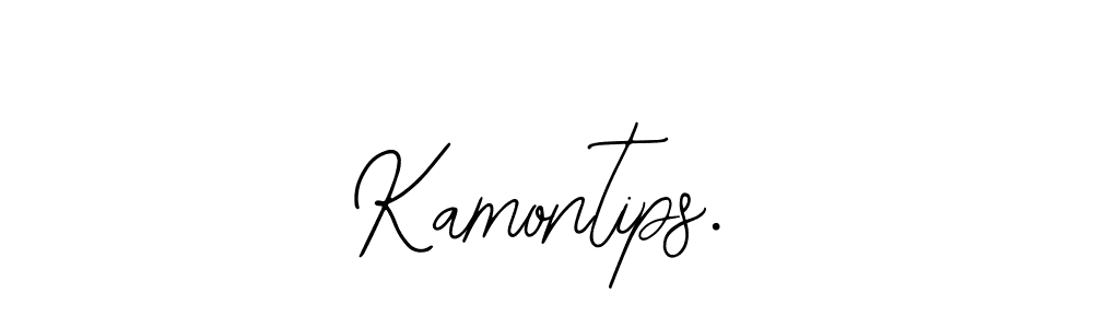 You should practise on your own different ways (Bearetta-2O07w) to write your name (Kamontips.) in signature. don't let someone else do it for you. Kamontips. signature style 12 images and pictures png