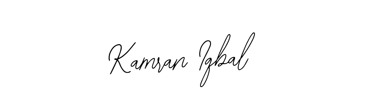 The best way (Bearetta-2O07w) to make a short signature is to pick only two or three words in your name. The name Kamran Iqbal include a total of six letters. For converting this name. Kamran Iqbal signature style 12 images and pictures png