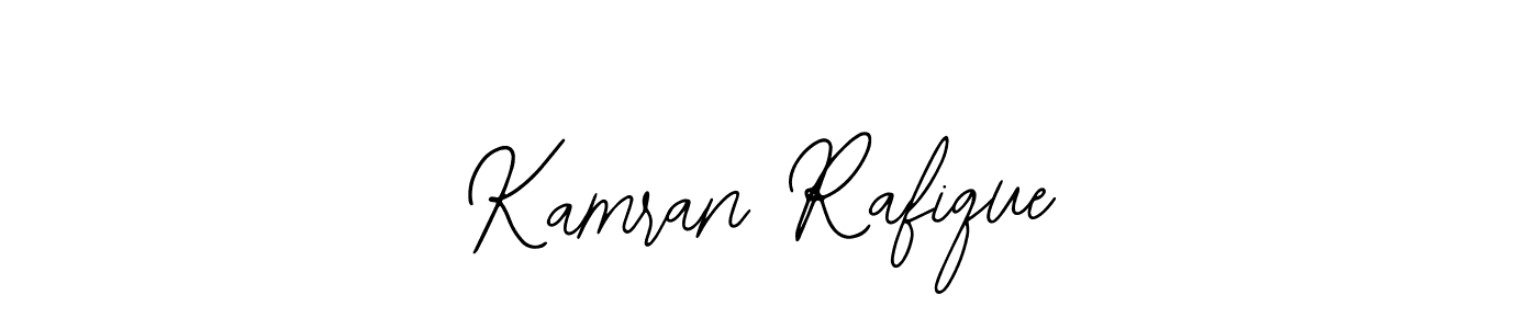 Design your own signature with our free online signature maker. With this signature software, you can create a handwritten (Bearetta-2O07w) signature for name Kamran Rafique. Kamran Rafique signature style 12 images and pictures png