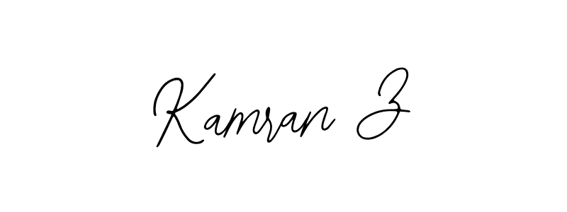 if you are searching for the best signature style for your name Kamran Z. so please give up your signature search. here we have designed multiple signature styles  using Bearetta-2O07w. Kamran Z signature style 12 images and pictures png