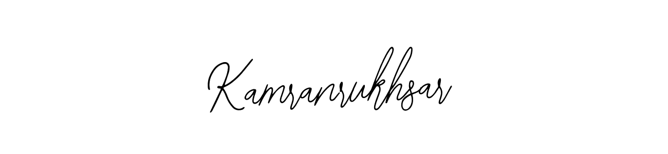 Bearetta-2O07w is a professional signature style that is perfect for those who want to add a touch of class to their signature. It is also a great choice for those who want to make their signature more unique. Get Kamranrukhsar name to fancy signature for free. Kamranrukhsar signature style 12 images and pictures png