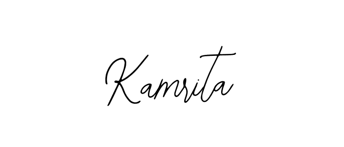 You should practise on your own different ways (Bearetta-2O07w) to write your name (Kamrita) in signature. don't let someone else do it for you. Kamrita signature style 12 images and pictures png