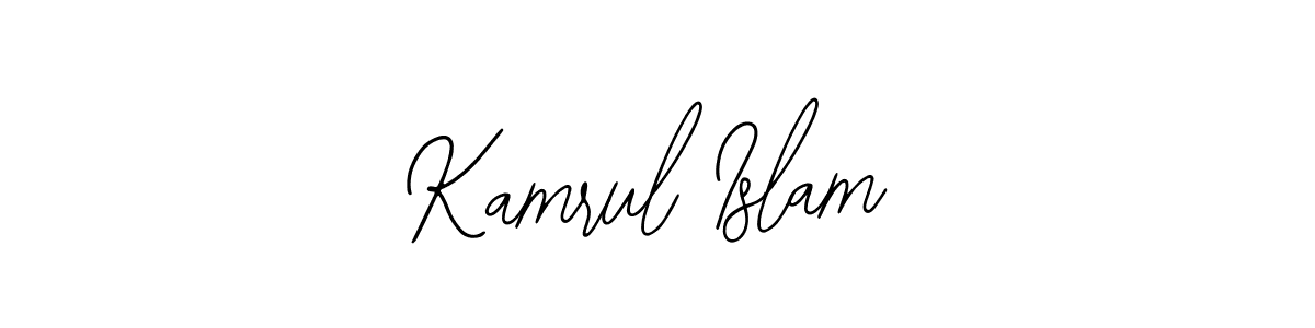 How to make Kamrul Islam name signature. Use Bearetta-2O07w style for creating short signs online. This is the latest handwritten sign. Kamrul Islam signature style 12 images and pictures png