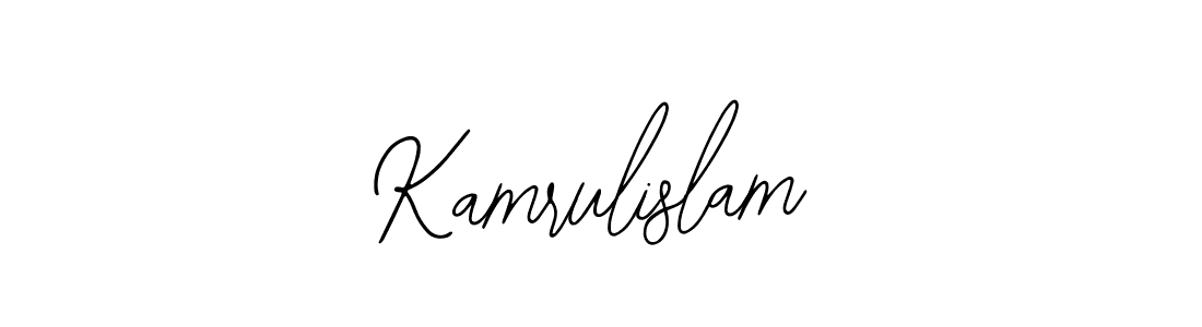 Design your own signature with our free online signature maker. With this signature software, you can create a handwritten (Bearetta-2O07w) signature for name Kamrulislam. Kamrulislam signature style 12 images and pictures png