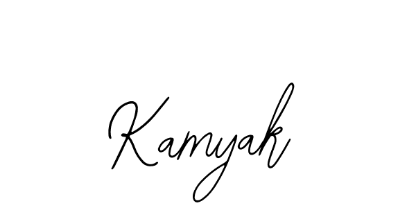 Make a beautiful signature design for name Kamyak. With this signature (Bearetta-2O07w) style, you can create a handwritten signature for free. Kamyak signature style 12 images and pictures png