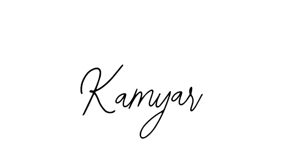 Design your own signature with our free online signature maker. With this signature software, you can create a handwritten (Bearetta-2O07w) signature for name Kamyar. Kamyar signature style 12 images and pictures png