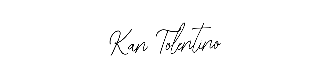 How to make Kan Tolentino signature? Bearetta-2O07w is a professional autograph style. Create handwritten signature for Kan Tolentino name. Kan Tolentino signature style 12 images and pictures png