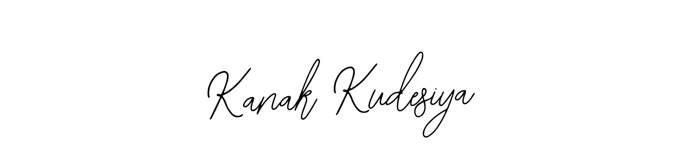 You should practise on your own different ways (Bearetta-2O07w) to write your name (Kanak Kudesiya) in signature. don't let someone else do it for you. Kanak Kudesiya signature style 12 images and pictures png