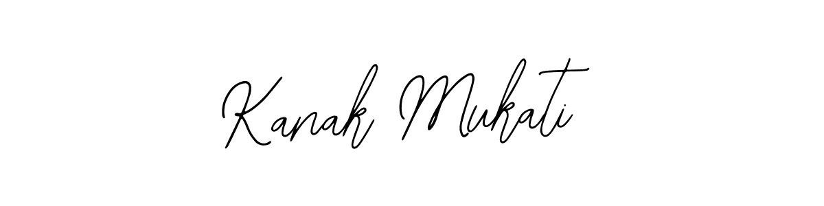 The best way (Bearetta-2O07w) to make a short signature is to pick only two or three words in your name. The name Kanak Mukati include a total of six letters. For converting this name. Kanak Mukati signature style 12 images and pictures png