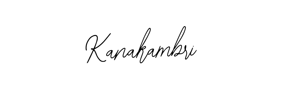Design your own signature with our free online signature maker. With this signature software, you can create a handwritten (Bearetta-2O07w) signature for name Kanakambri. Kanakambri signature style 12 images and pictures png