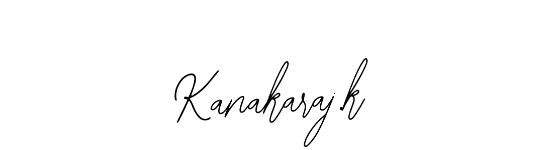 Also we have Kanakaraj.k name is the best signature style. Create professional handwritten signature collection using Bearetta-2O07w autograph style. Kanakaraj.k signature style 12 images and pictures png